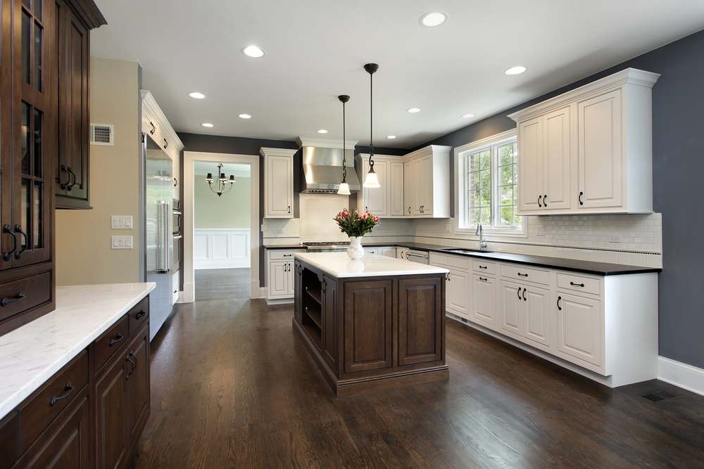 kitchen remodel using wood and paint